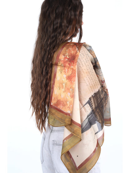 Y-not foulard rayon da unisex fantasia