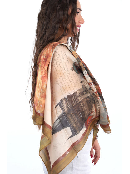Y-not foulard rayon da unisex fantasia