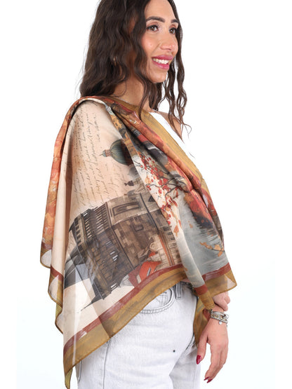 Y-not foulard rayon da unisex fantasia