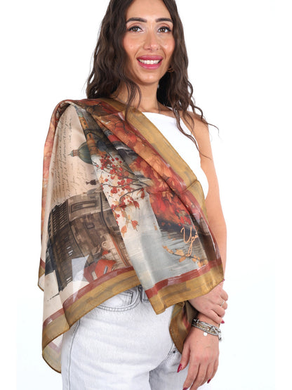 Y-not foulard rayon da unisex fantasia