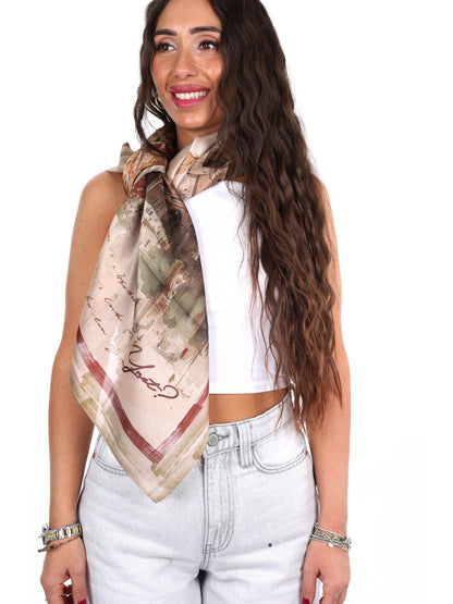 Y-not foulard rayon da unisex fantasia