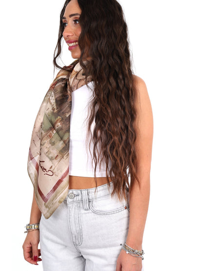 Y-not foulard rayon da unisex fantasia