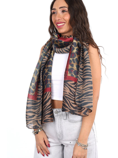 Y-not foulard rayon da unisex ciliegia