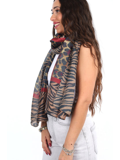 Y-not foulard rayon da unisex ciliegia