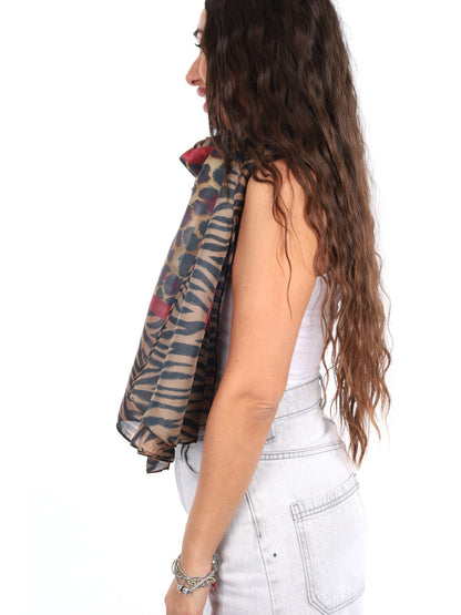 Y-not foulard rayon da unisex ciliegia
