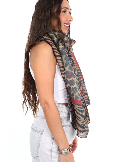 Y-not foulard rayon da unisex ciliegia