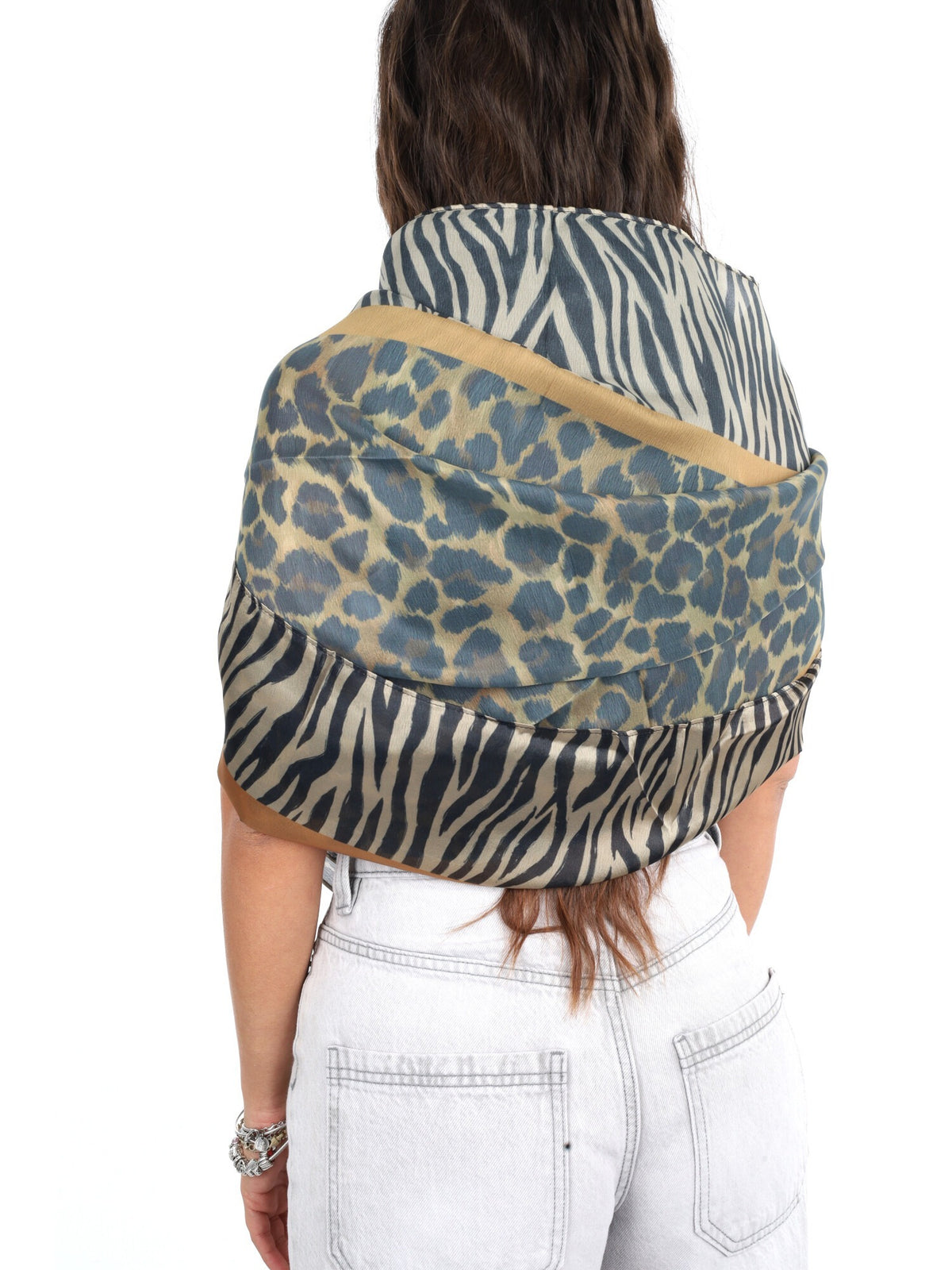 Y-not foulard rayon da unisex tan