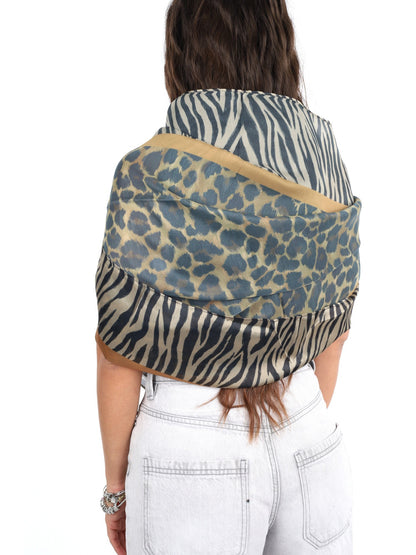 Y-not foulard rayon da unisex tan