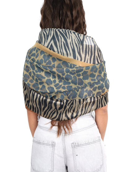 Y-not foulard rayon da unisex tan