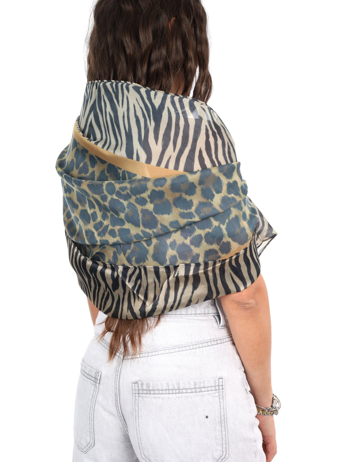 Y-not foulard rayon da unisex tan