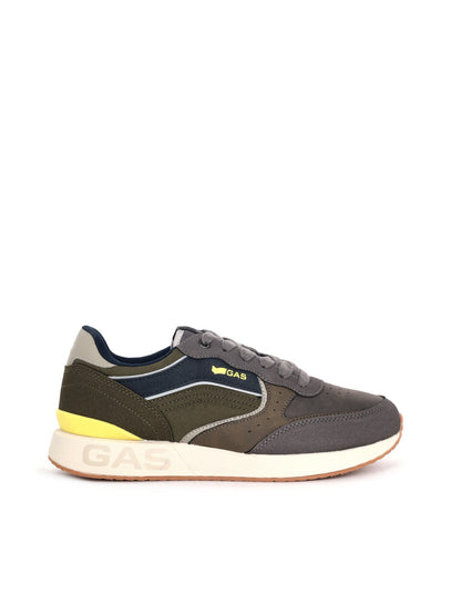 Gas douglas mix sneakers da uomo verde militare