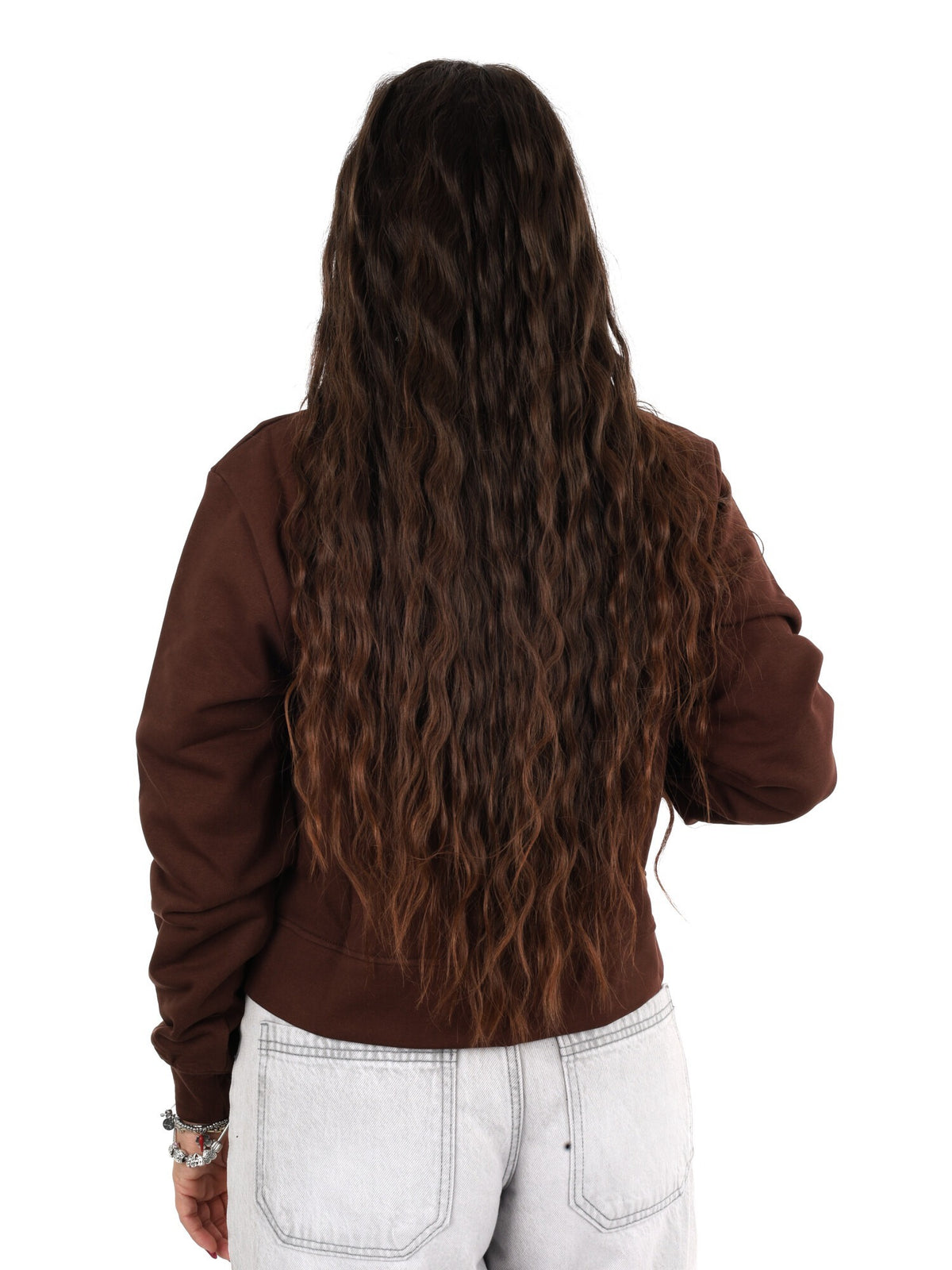 Icon felpa zip cr ft da donna moro