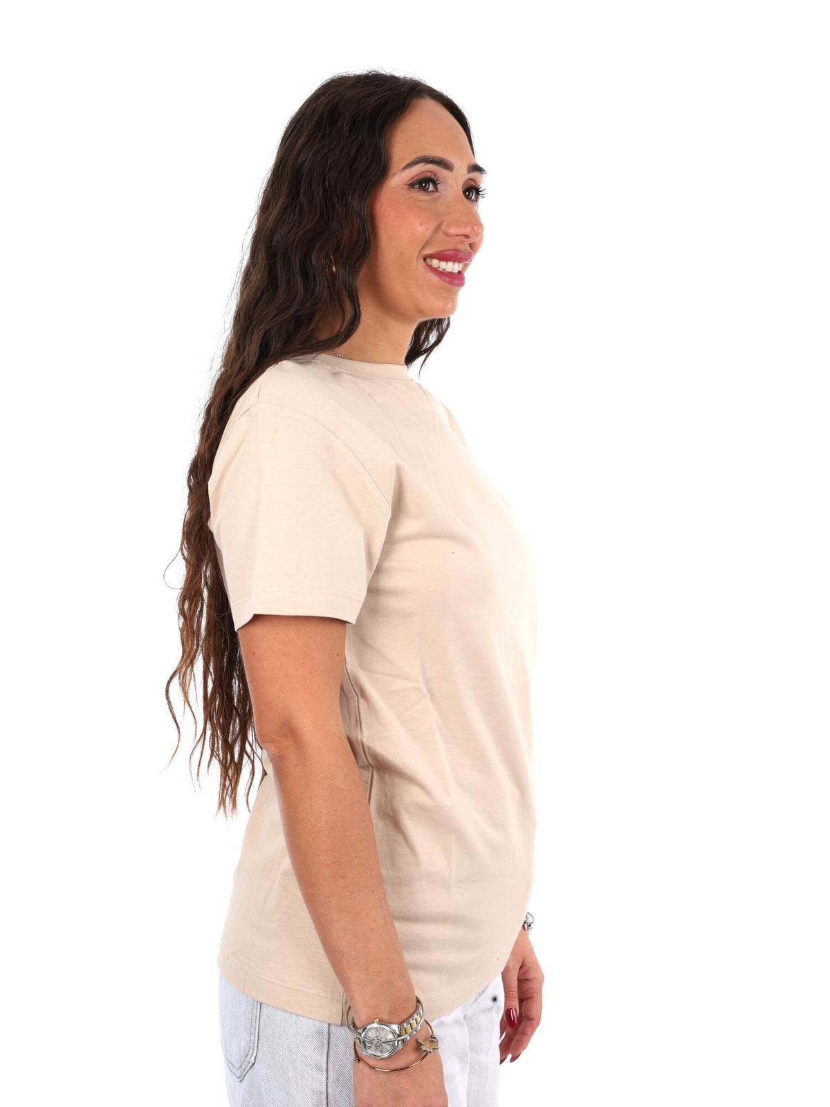 Icon t-shirt mm da donna avorio