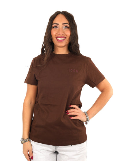 Icon t-shirt mm da donna moro