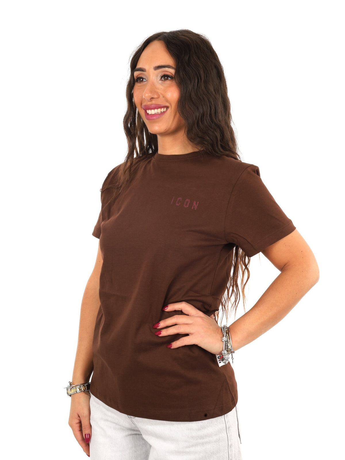 Icon t-shirt mm da donna moro