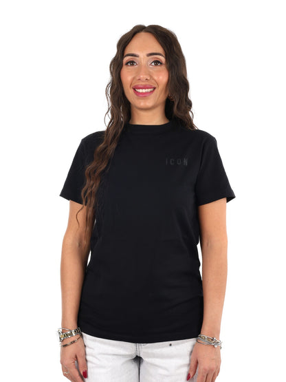 Icon t-shirt mm da donna nero