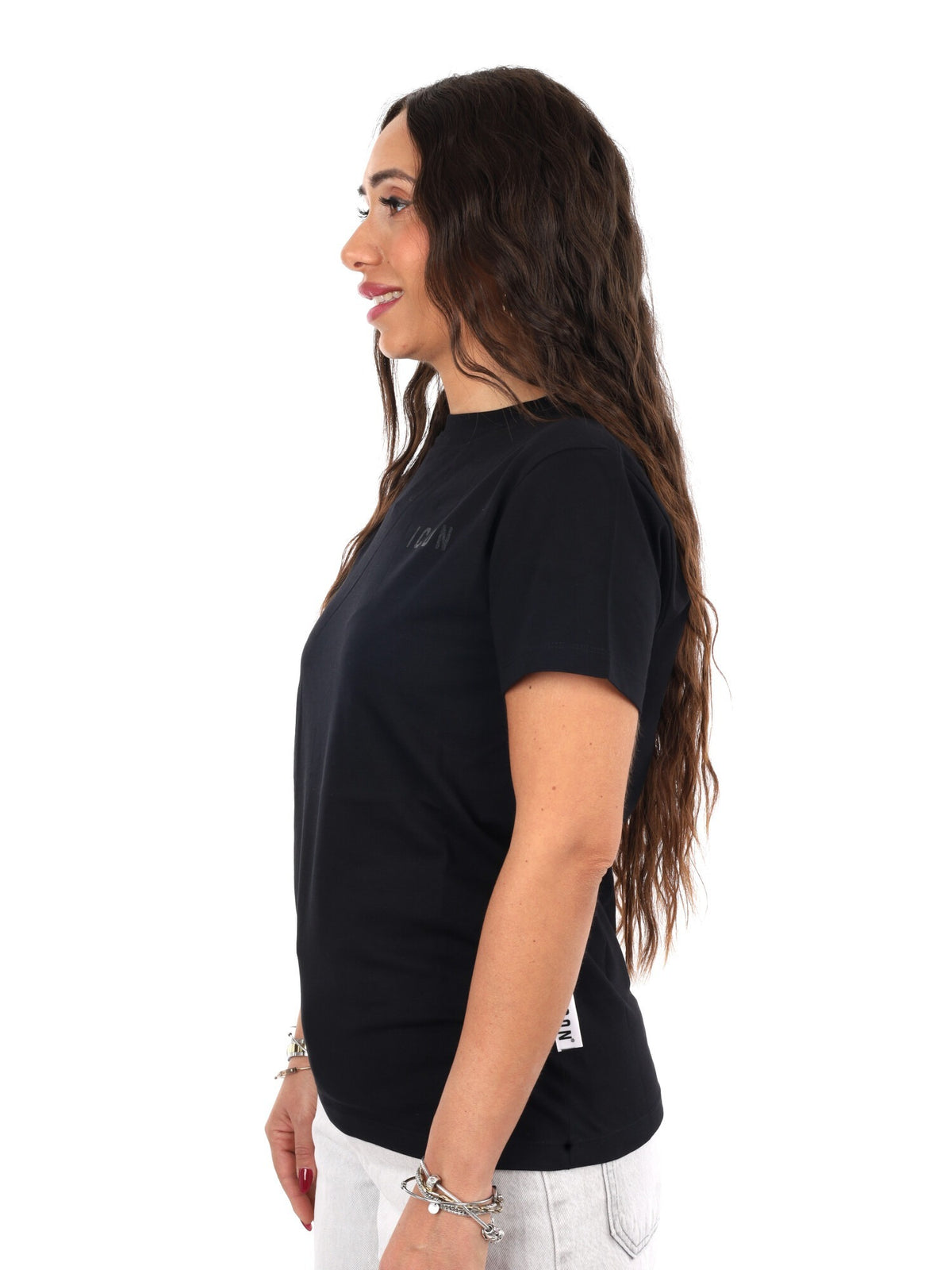 Icon t-shirt mm da donna nero
