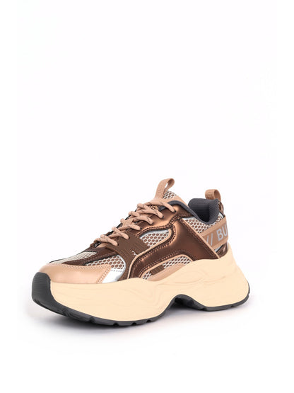 Buffalo yuno sneakers da donna bronzo