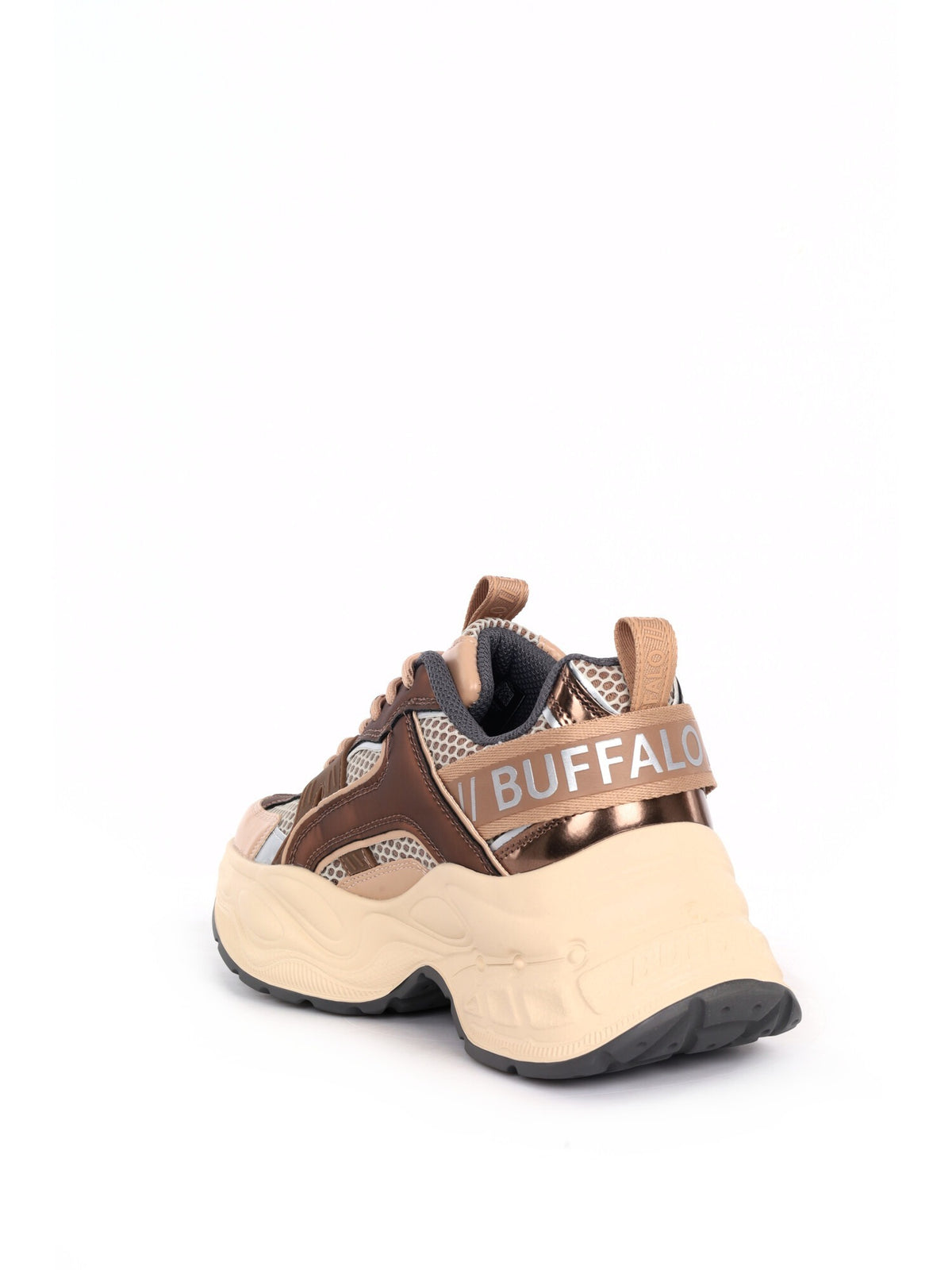 Buffalo yuno sneakers da donna bronzo