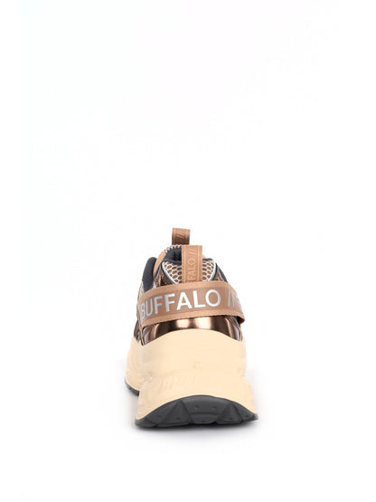 Buffalo yuno sneakers da donna bronzo