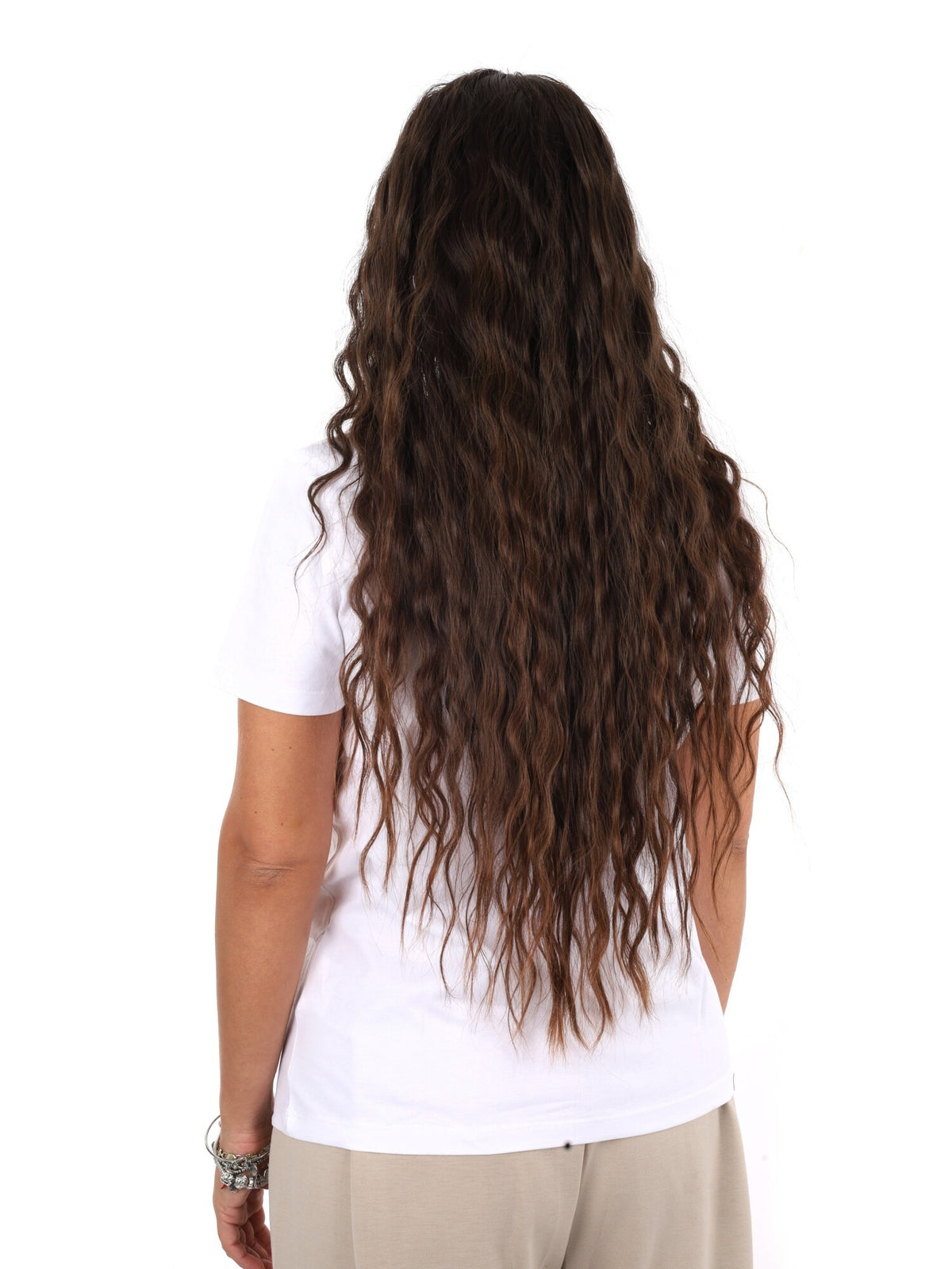 Guess elsa cn t-shirt da donna bianco