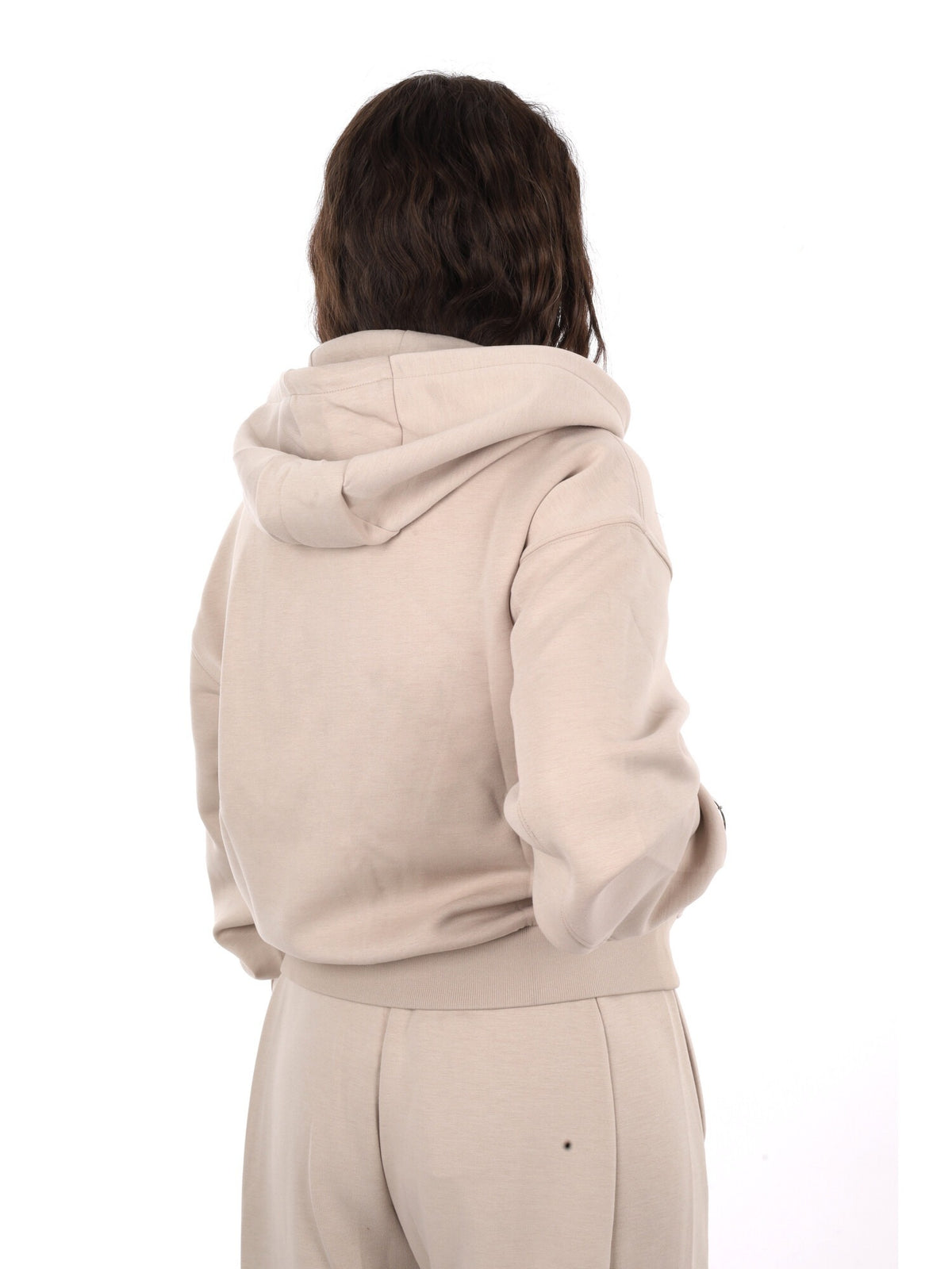 Guess brianna fullzi felpa da donna beige