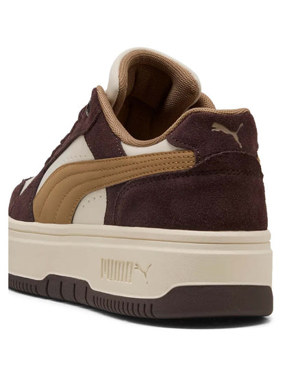 Puma rebound femme sneakers da donna bianco-marrone