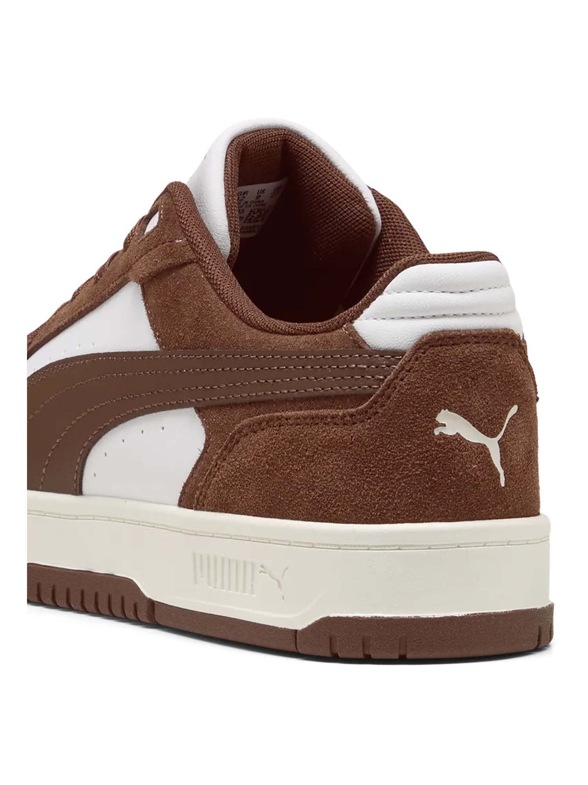 Puma rebound slam lo sneakers da uomo bianco-marrone
