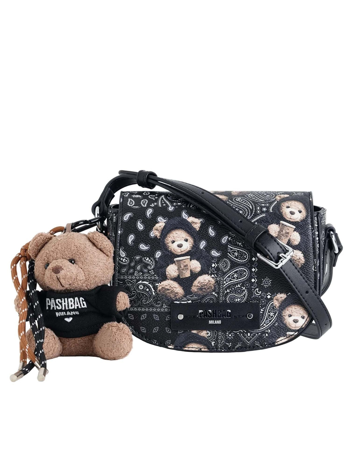 Pashbag vintage borsa da unisex nero