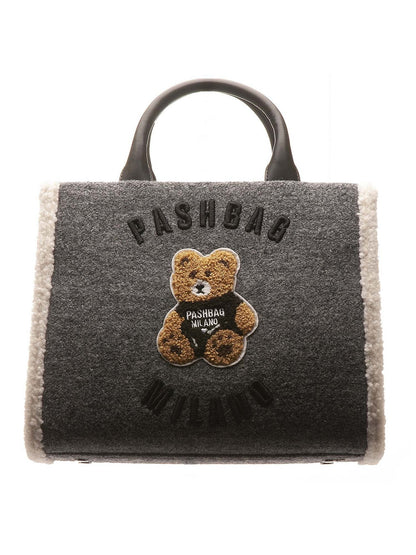 Pashbag shepherd woo borsa da unisex grigio