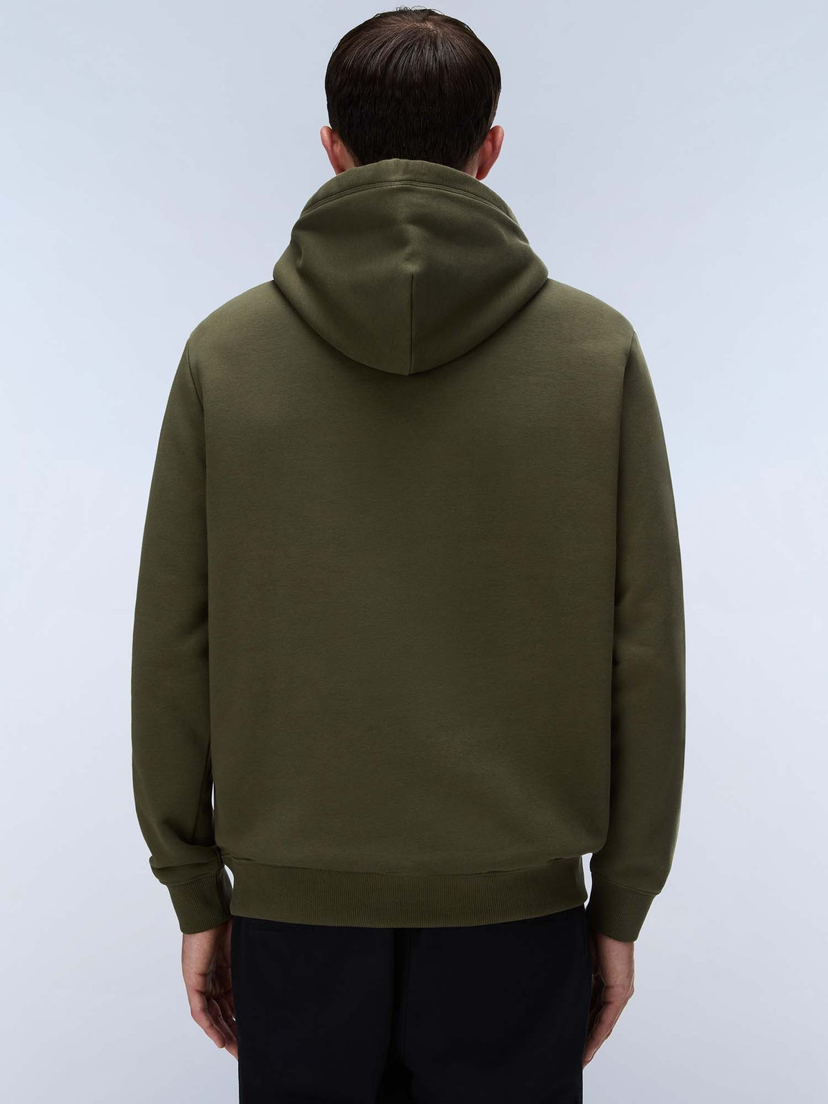 Napapijri b-box logo felpa da uomo oliva