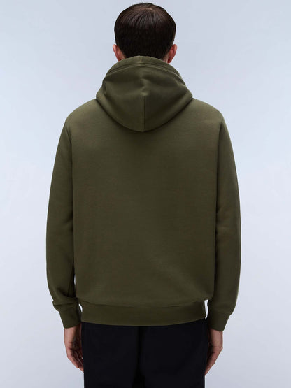 Napapijri b-box logo felpa da uomo oliva