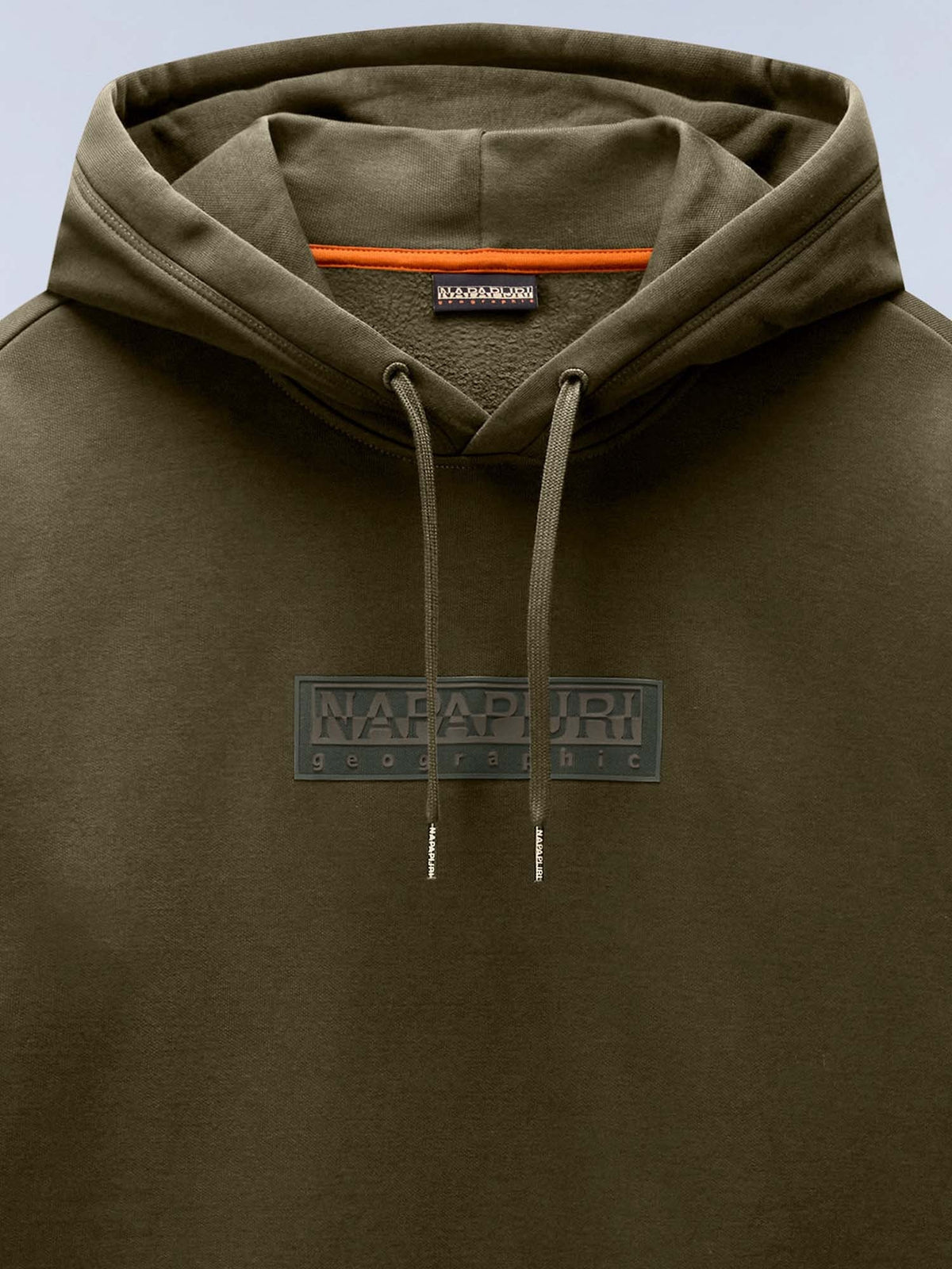 Napapijri b-box logo felpa da uomo oliva