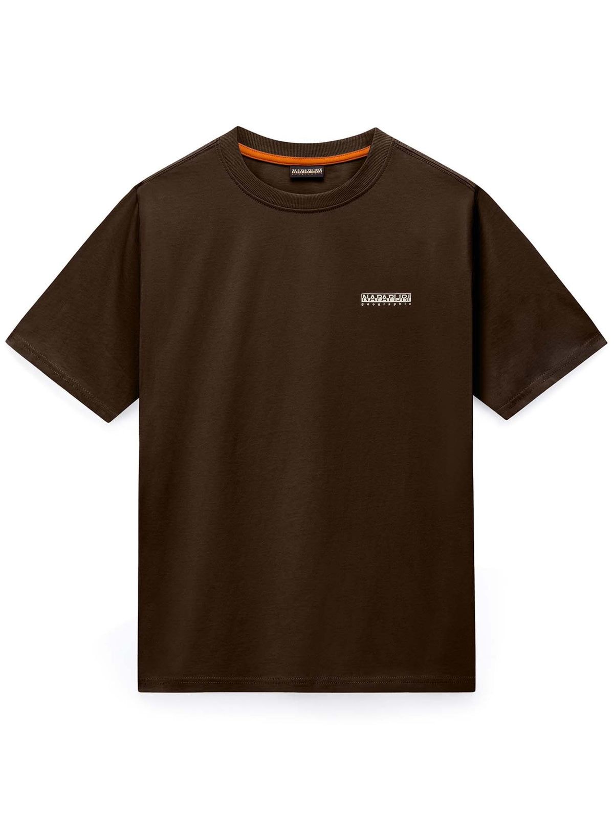 Napapijri s-smallbox t-shirt da uomo marrone