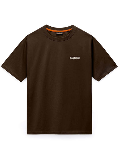 Napapijri s-smallbox t-shirt da uomo marrone
