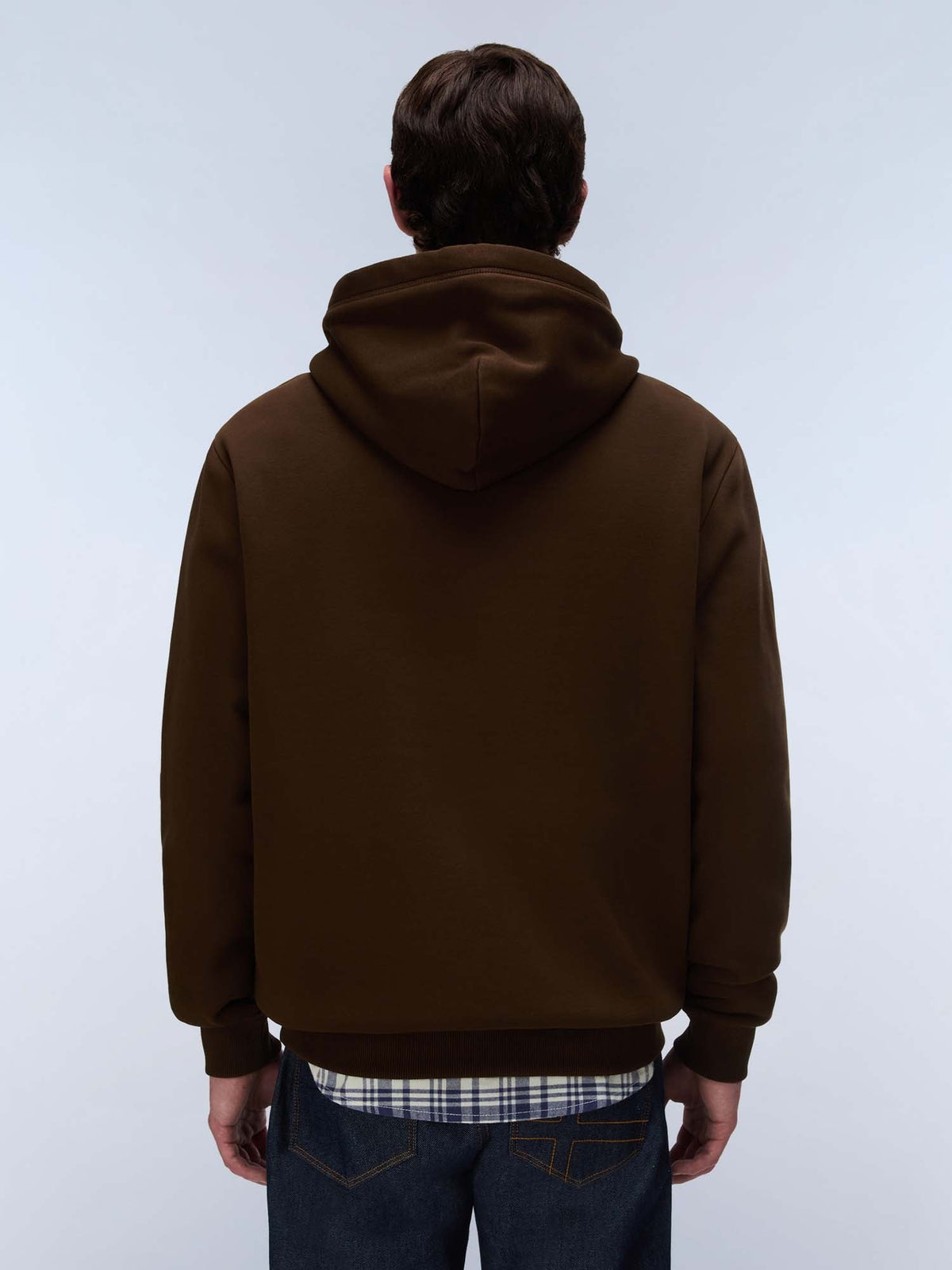 Napapijri b-box logo felpa da uomo marrone