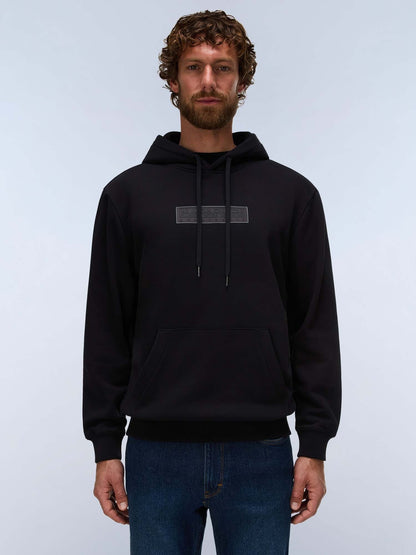 Napapijri b-box logo felpa da uomo nero
