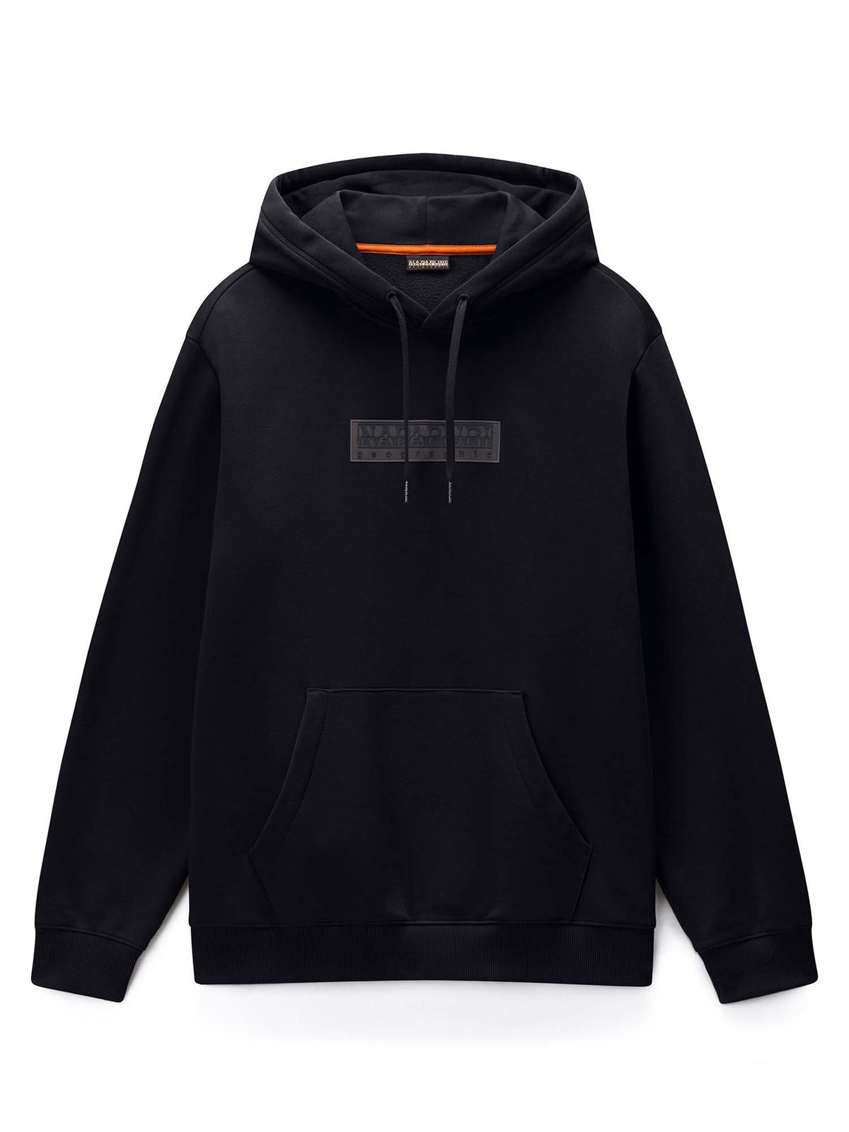 Napapijri b-box logo felpa da uomo nero