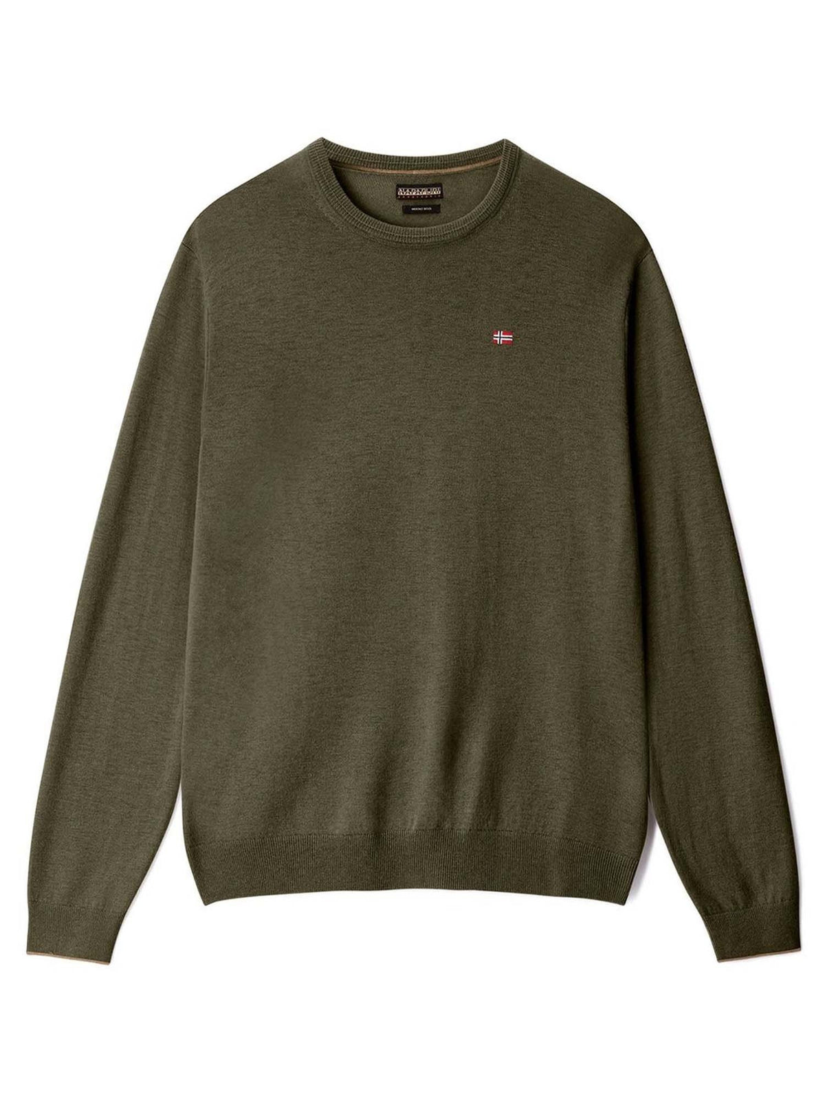 Napapijri damavand c maglia da uomo oliva