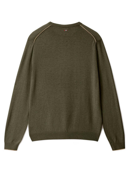 Napapijri damavand c maglia da uomo oliva