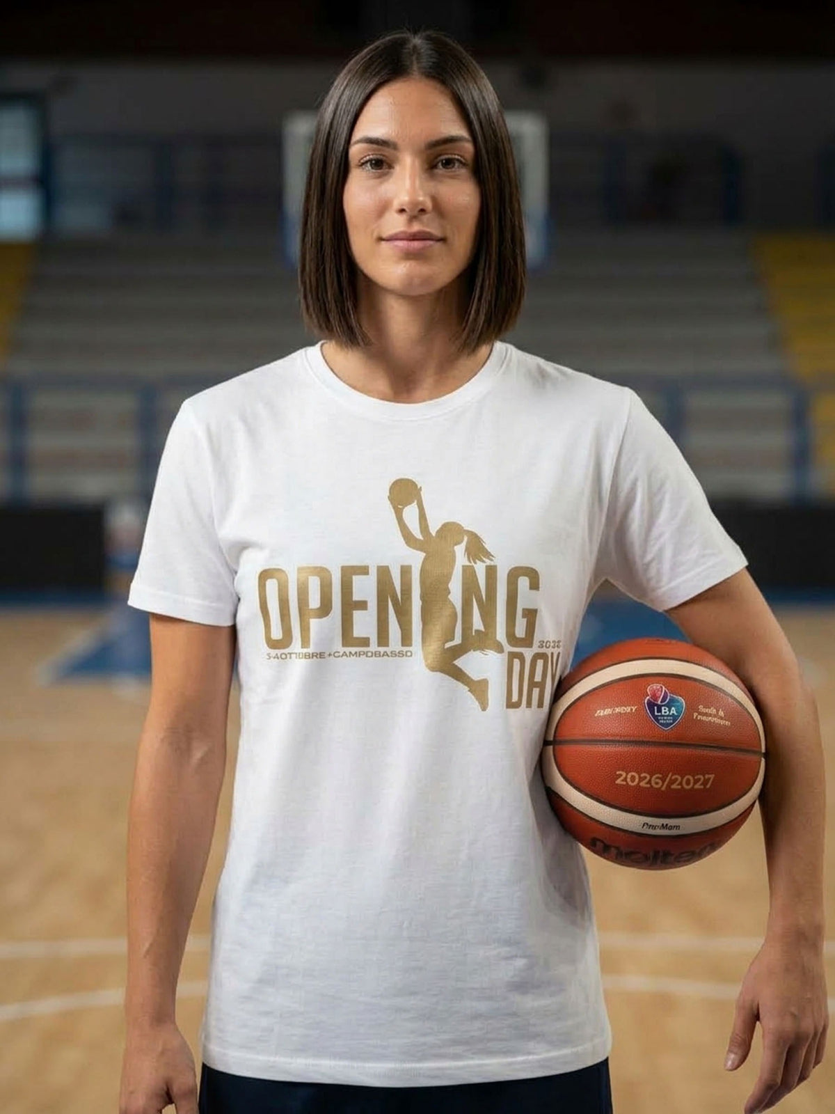 Magnolia t-shirt celebrativa OPENING DAY unisex bianco