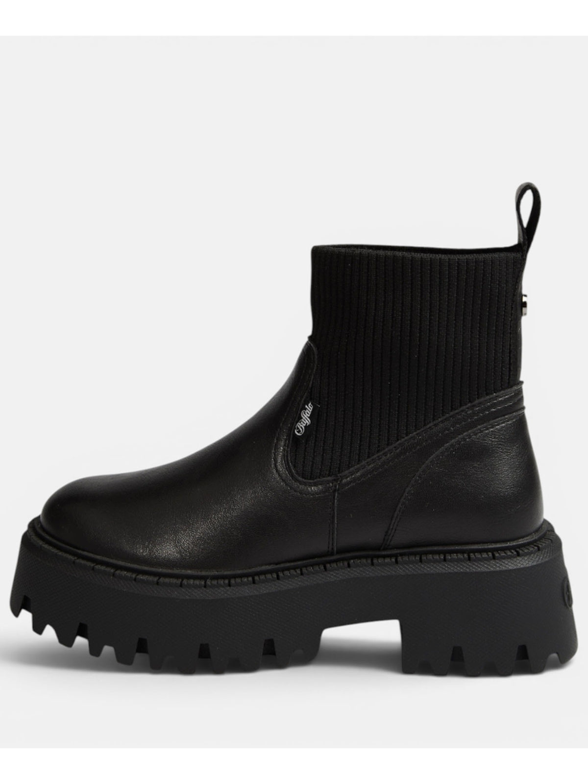Buffalo aspen chelse stivale da donna nero