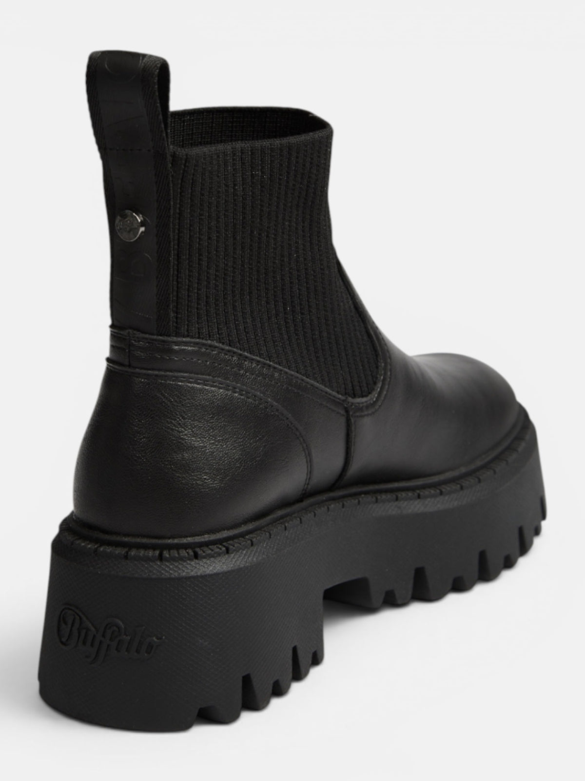 Buffalo aspen chelse stivale da donna nero