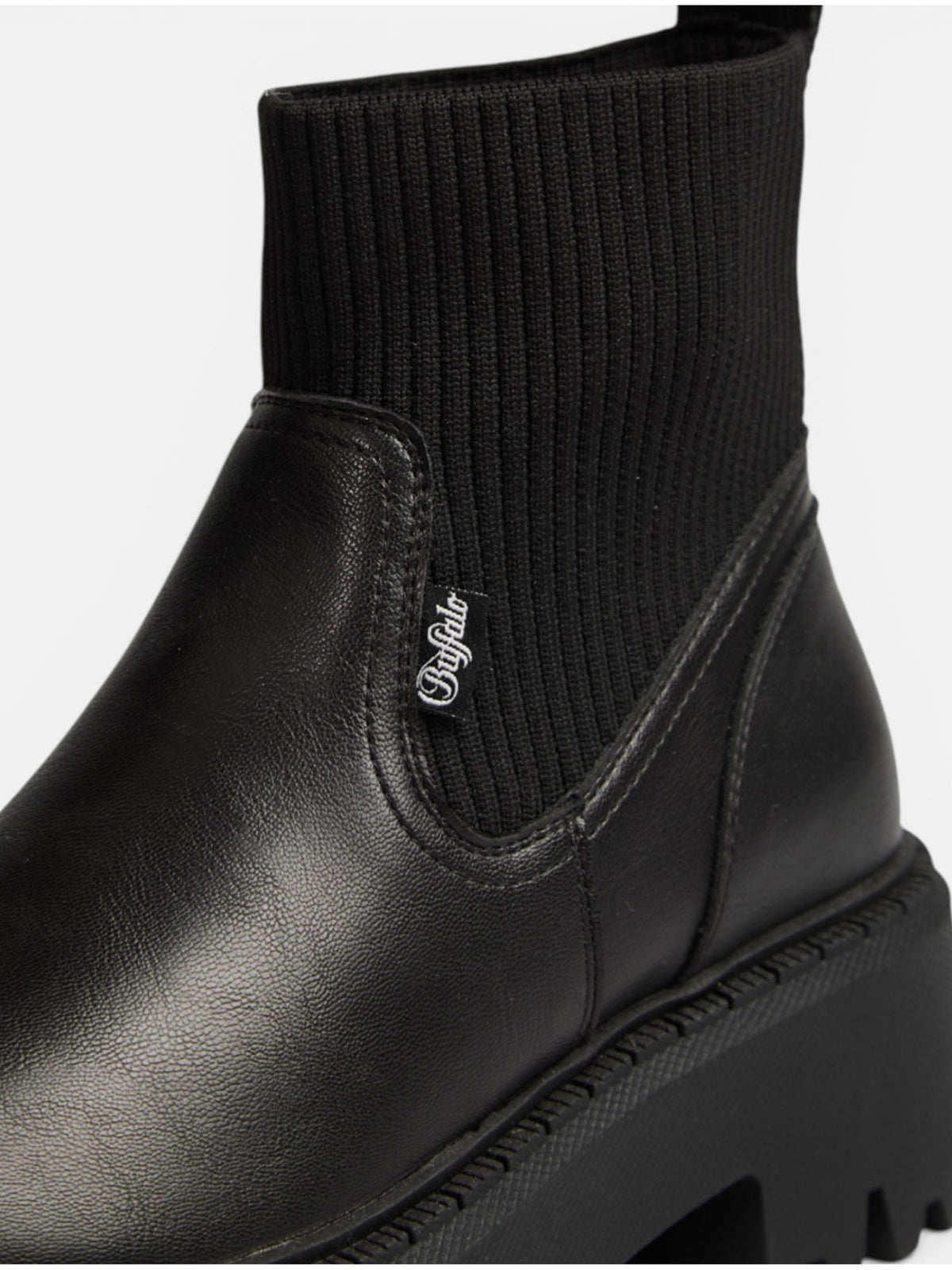 Buffalo aspen chelse stivale da donna nero