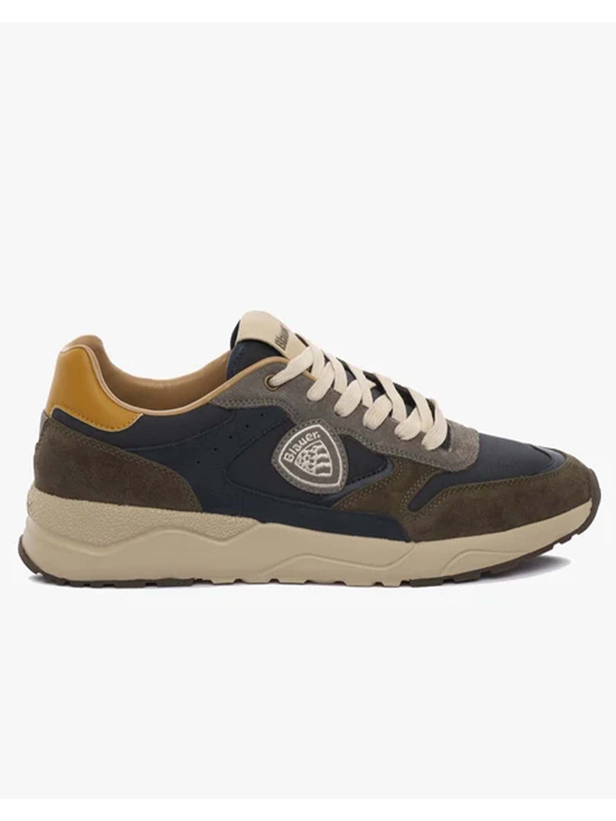Blauer ozark sneakers da uomo verde militare
