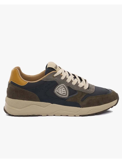 Blauer ozark sneakers da uomo verde militare
