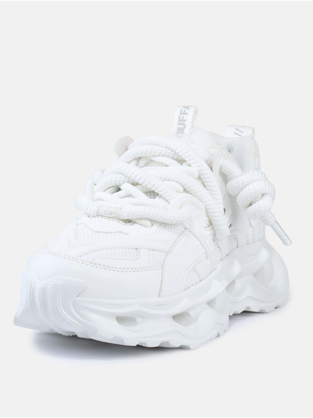 Buffalo malaga lace sneakers da donna bianco