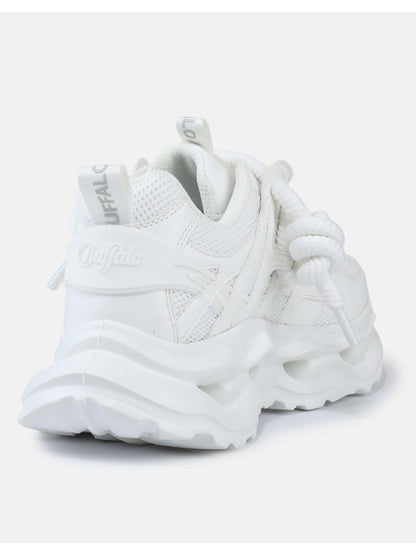 Buffalo malaga lace sneakers da donna bianco