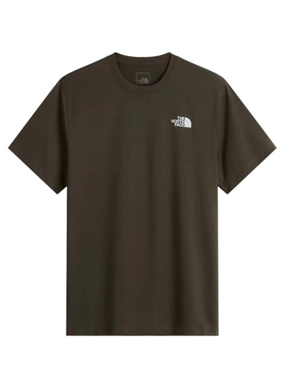 Tnf m sibli reg tee t-shirt da uomo verde militare
