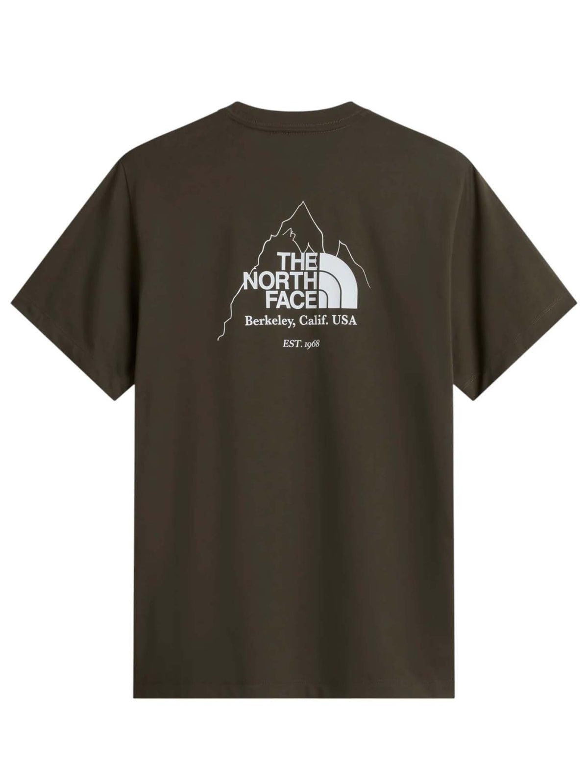 Tnf m sibli reg tee t-shirt da uomo verde militare